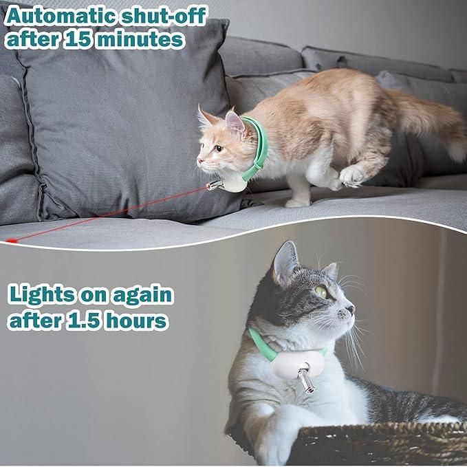 Cat Collar Toy with LED Lights – The Ultimate Fun for Indoor Cats 🐱