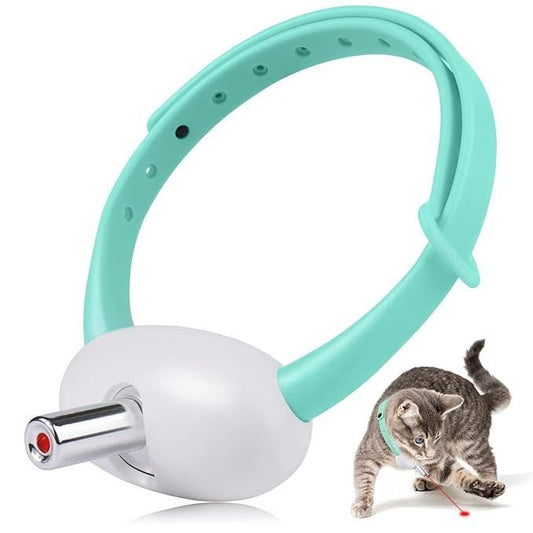 Cat Collar Toy with LED Lights – The Ultimate Fun for Indoor Cats 🐱