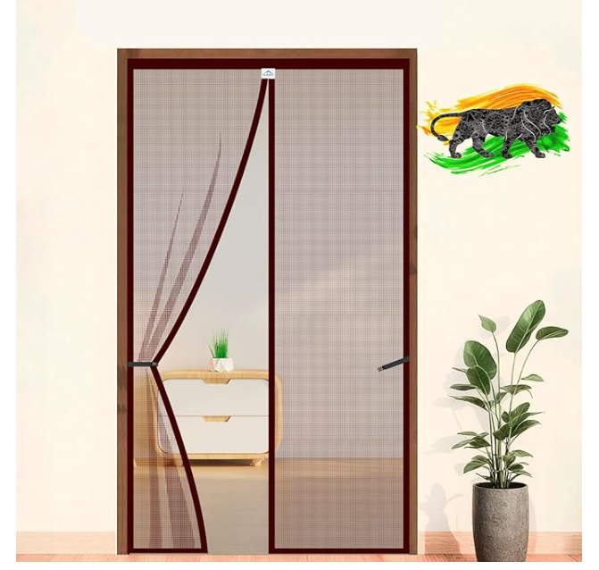 🏠 Magnetic Mosquito Door Curtain